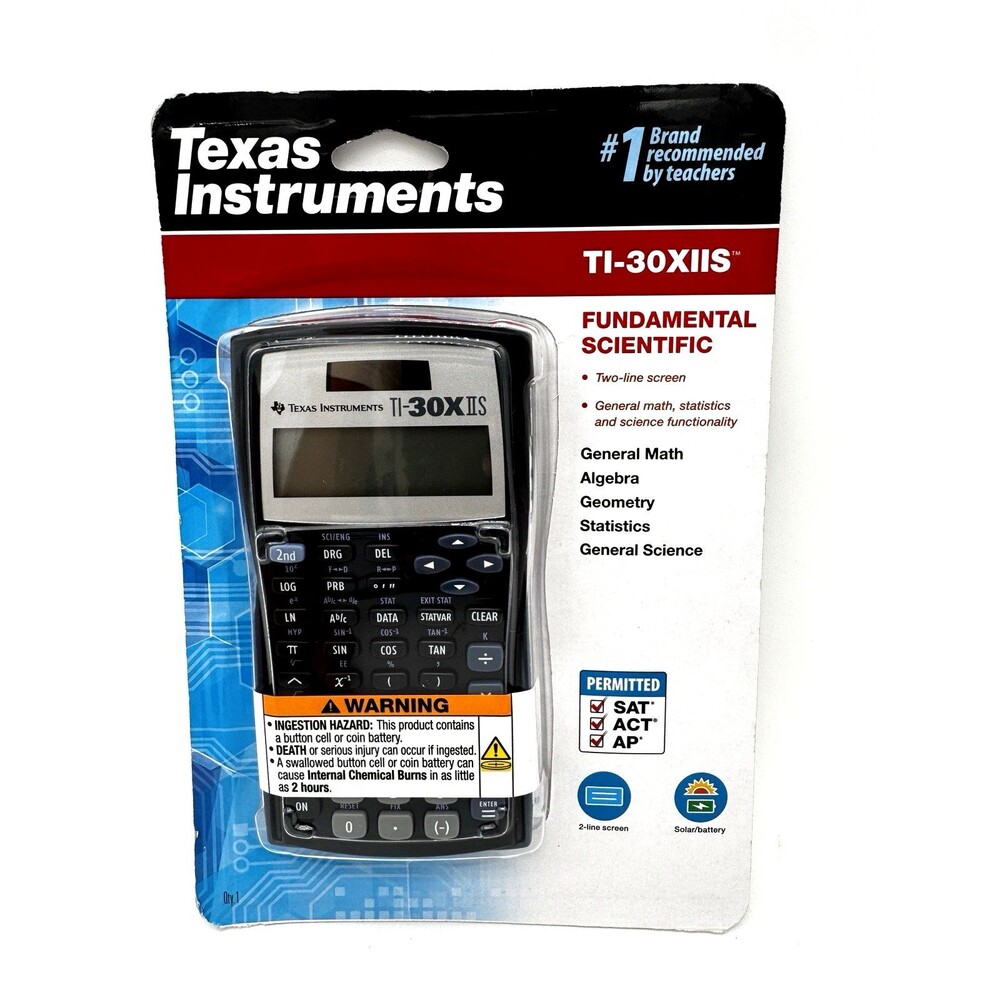 Texas Instruments TI-30XIIS Black Scientific Calculator